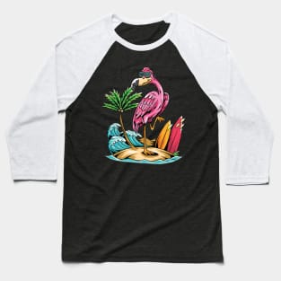 Flamingo Tshirt Women, Vacay mode Shirt Baseball T-Shirt